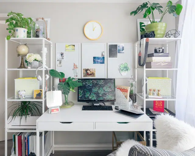 rangement pour bureau a domicile