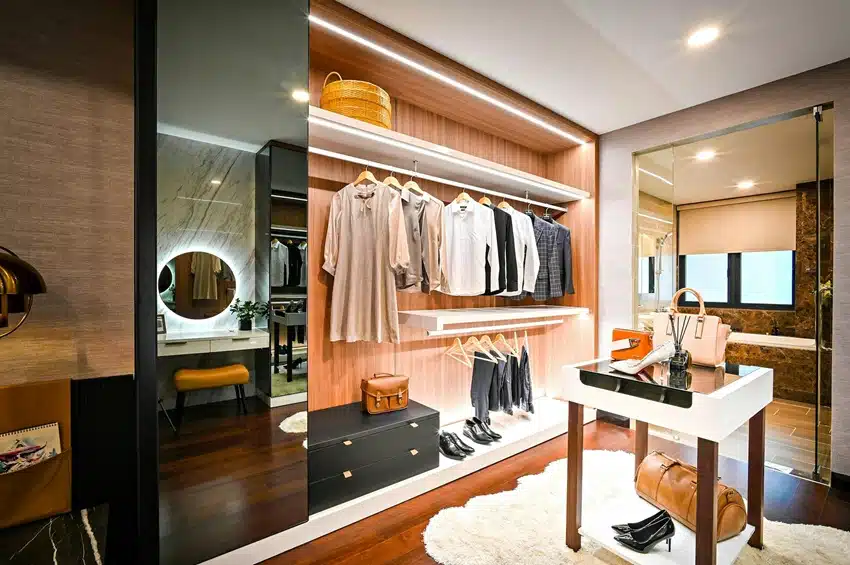 quel espace pour un dressing